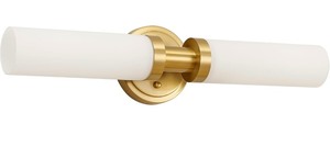 lot 107 image: Bathroom Gold Vanity 2- LightWall Sconce