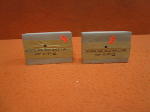 lot 118 image: (96) Rounds .303 British Inch Ball L1A1
