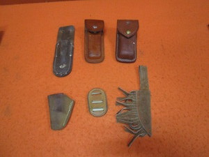 lot 175 image: Leather Knife Sheaths