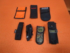 lot 177 image: Canvas Knife Sheaths