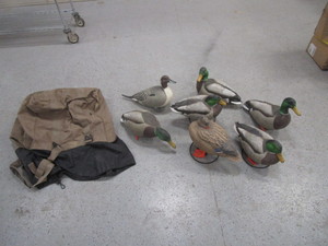 lot 207 image: Bag of Duck Decoys