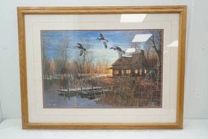 lot 3 image: Jim Hansel Print Passing Through 39x29