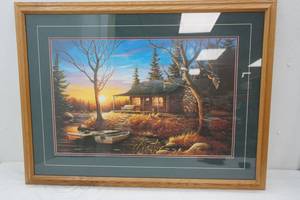 "Evening Retreat" print by Leo Stans 39"x 29"
