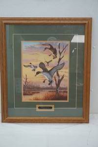 lot 10 image: In for the Evening print by Harry Antis 23x 27