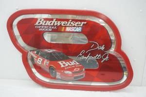 lot 14 image: NASCAR Dale Earnhardt Jr. Budweiser Mirror 30 x 19.5