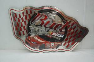 lot 17 image: NASCAR Dale Earnhardt Jr. Bud Mirror 38x 22