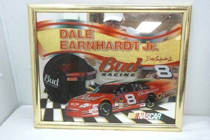 lot 28 image: NASCAR Dale Earnhardt Jr. Bud Racing Mirror #8