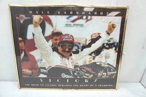 lot 27 image: Dale Earnhardt NASCAR Framed Poster 20x16