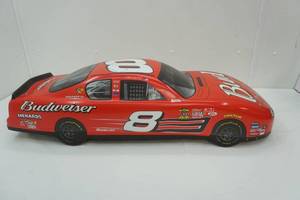 lot 33 image: Budweiser NASCAR Dale Jr. #8 Large Poly Promo Car Display 36x13