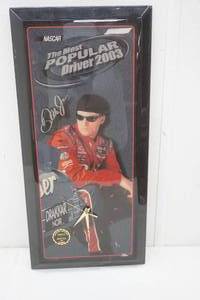 lot 35 image: JEBCO NASCAR Limited Edition Dale Jr. Clock 23x11