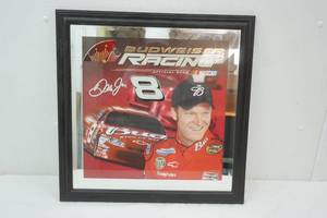 lot 39 image: Budweiser NASCAR Racing Miror Dale Jr. 20.5 square