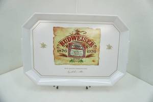 lot 42 image: Vintage Budweiser 1976 Sales Convention Display Tray (not metal)