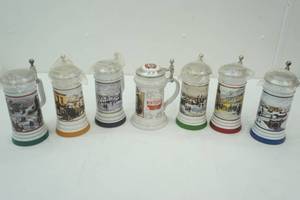 lot 80 image: Coors Winterfest Steins 7ct