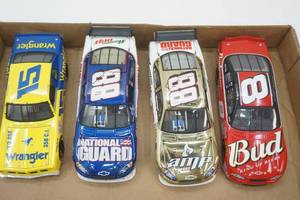 lot 94 image: NASCAR Dale Jr. & Sr. Diecast Cars (4ct)