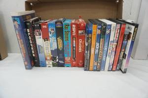 lot 99 image: DVD, VHS, Blu Ray, Wii game & PS3 Game