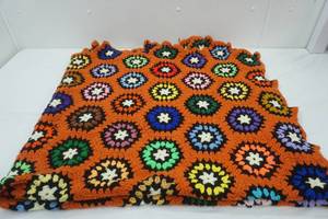 lot 106 image: Vintage Afghan 56x64