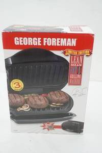 lot 126 image: George Foreman Limited Edition Grill NEW in Box