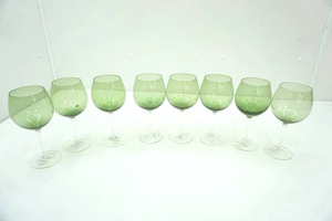 lot 130 image: Green Wine Glasses 8ct-Target