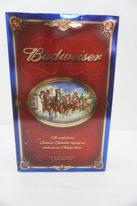 lot 135 image: Budweiser Limited Edition 1qt Bottle & 4 Beer Glasses. 2000