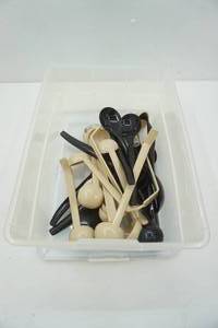 lot 140 image: Salad bar Dressing Ladles & spoons