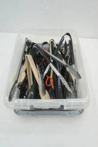 lot 142 image: Variety of Tongs & Container