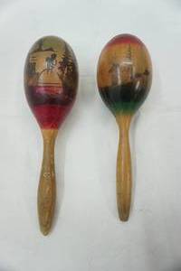 lot 148 image: Vintage Southwestern Maracas