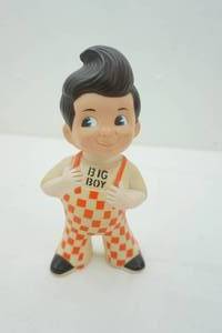 Vintage Big Boy Restaurant Plastic Coin Bank 9.25" tall