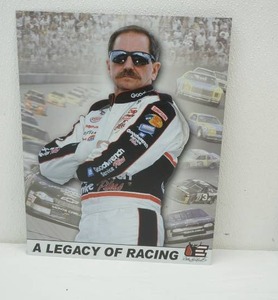 lot 158 image: A Legacy of Racing Dale Earnhardt Metal Sign 12.5x16