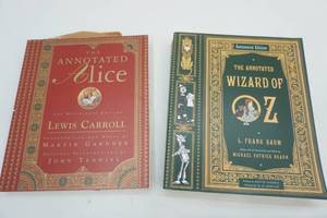 lot 171 image: The Annotated Alice by Lewis Carroll & The Annotated Wizard of Oz by L. Frank Baum