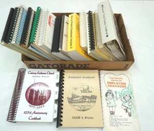 lot 201 image: Church & Community Cookbook Lot