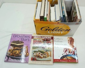lot 203 image: Box of Cookbooks Grilling, Brownies & more