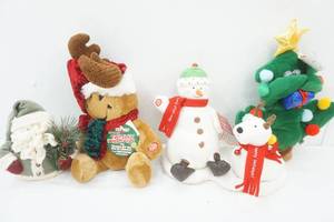 lot 220 image: Christmas Stuffed Decor (a couple singing ones)