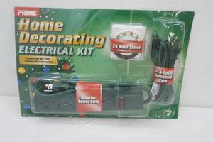 lot 232 image: NEW Home Decorating Electrical Kit