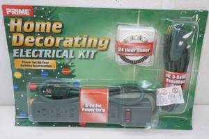 lot 233 image: NEW Home Decorating Electrical Kit