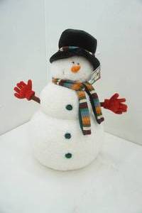 lot 255 image: 25 tall Stuffed Snowman