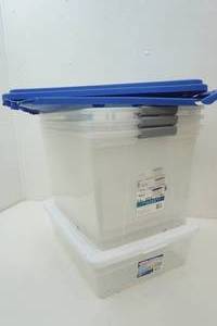 lot 279 image: 4 totes with lids