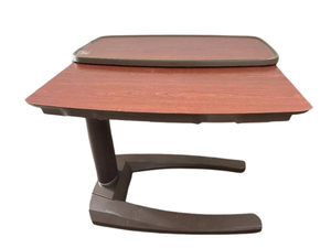 lot 6 image: MSRP $1800 TOP OF THE LINE & AWARD WINNING STRYKER TRU-FIT SPLIT TOP HEIGHT ADJUSTABLE OVERBED TABLE - Great Condition