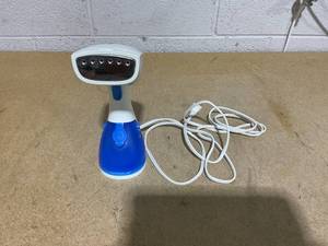 lot 108 image: Hamilton Beach Handheld Garment Steamer for Clothes, Bedding, Curtains, Traveling, 1000 W Steam Pump