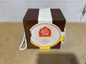 lot 132 image: Girl Meets Farm by Molly Yeh Wooden Cake Carrier