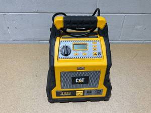 lot 203 image: Cat Power Station with 1,200-Peak-Amp Jump Starter, Tire Compressor, and Power Inverter