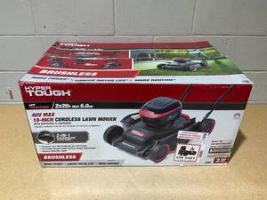 lot 215 image: Hyper Tough 2x20 Volts Max 18-Inch Brushless Side-discharge Mower