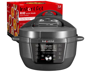 lot 53 image: Instant Pot RIO Wide Plus, 9-in-1 Electric Pressure Cooker