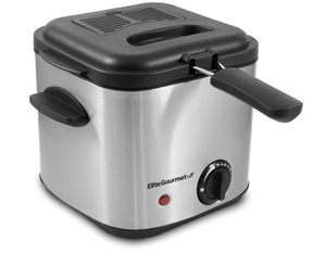 lot 355 image: Elite Gourmet EDF1550 Electric 1.5 Qt.  6 Cup Oil Capacity Deep Fryer