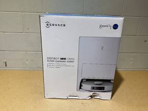 lot 226 image: ECOVACS DEEBOT T20 Omni Robot Vacuum and Mop, Hot Water Mop Washing, Auto Hot Air-Drying, 9mm AutoMop Lifting,Dual Spinning Mops,Self-Emptying,