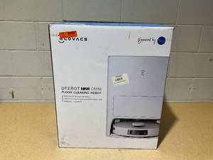 lot 229 image: ECOVACS DEEBOT T20 Omni Robot Vacuum and Mop, Hot Water Mop Washing, Auto Hot Air-Drying, 9mm AutoMop Lifting,Dual Spinning Mops,Self-Emptying,