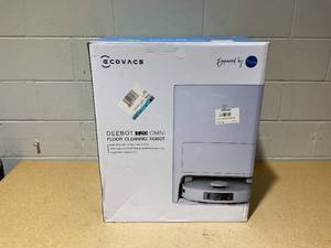 lot 230 image: ECOVACS DEEBOT T20 Omni Robot Vacuum and Mop, Hot Water Mop Washing, Auto Hot Air-Drying, 9mm AutoMop Lifting,Dual Spinning Mops,Self-Emptying,