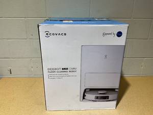 lot 237 image: ECOVACS DEEBOT T20 Omni Robot Vacuum and Mop, Hot Water Mop Washing, Auto Hot Air-Drying, 9mm AutoMop Lifting,Dual Spinning Mops,Self-Emptying,