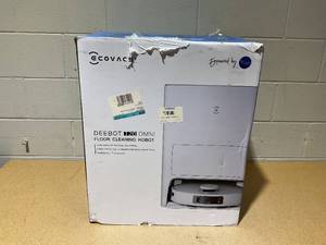 lot 239 image: ECOVACS DEEBOT T20 Omni Robot Vacuum and Mop, Hot Water Mop Washing, Auto Hot Air-Drying, 9mm AutoMop Lifting,Dual Spinning Mops,Self-Emptying,