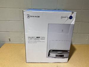lot 247 image: ECOVACS DEEBOT T20 Omni Robot Vacuum and Mop, Hot Water Mop Washing, Auto Hot Air-Drying, 9mm AutoMop Lifting,Dual Spinning Mops,Self-Emptying,