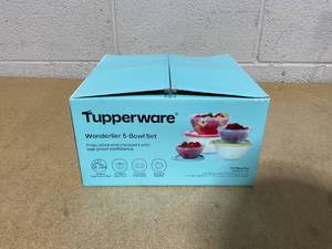 lot 172 image: 10PCS Tupperware Heritage Wonderlier Food Storage Bowl Set